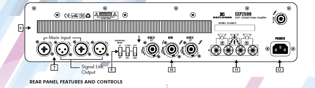 EXP2500/ EXP4500 POWER AMPLIFIER