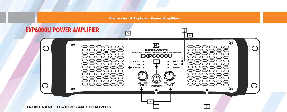 Explorer EXP6000U Power Amplifier