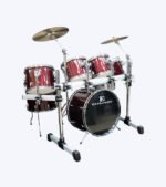 Explorer JBP 102 7-Piece Drum Set – Wine Red Finish - Image 3